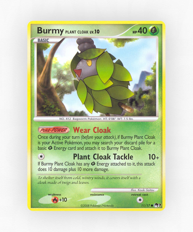 Burmy Plant Cloak - POP Series 7 11/17 (Non-Holo)