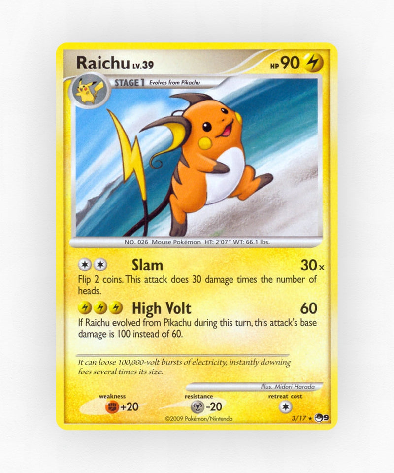 Raichu - POP Series 9 3/17 (Non-Holo)