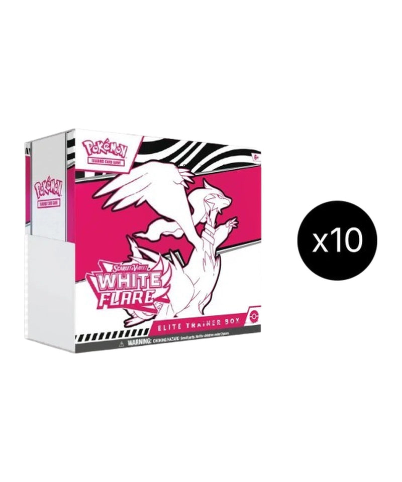 White Flare Elite Trainer Box Case