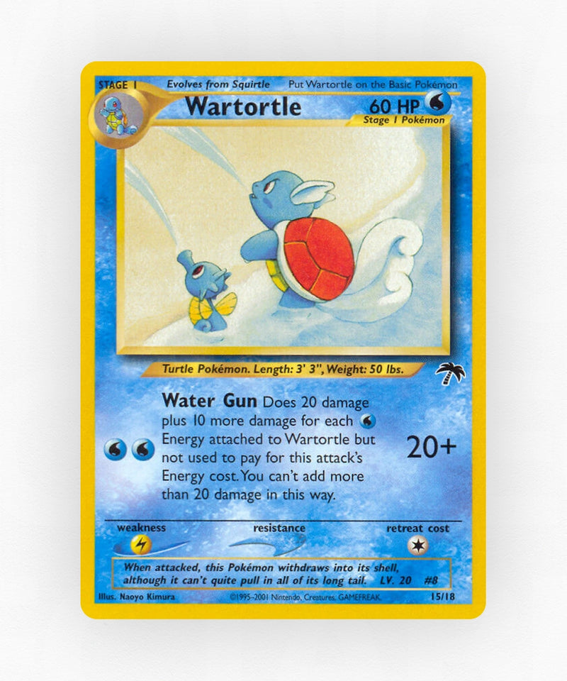 Wartortle - Southern Islands 15/18 (Non-Holo)