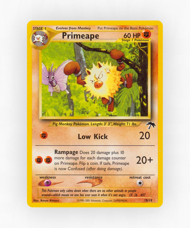 Primeape - Southern Islands 18/18 (Non-Holo)
