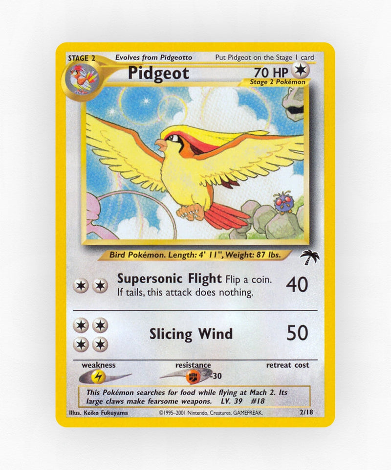 Pidgeot - Southern Islands 2/18 (Non-Holo)