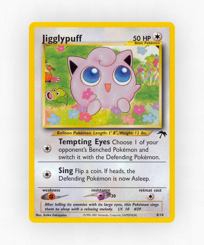 Jigglypuff - Southern Islands 8/18 (Non-Holo)