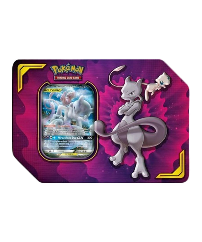 Unified Minds Power Partnership Tin - Mewtwo & Mew GX