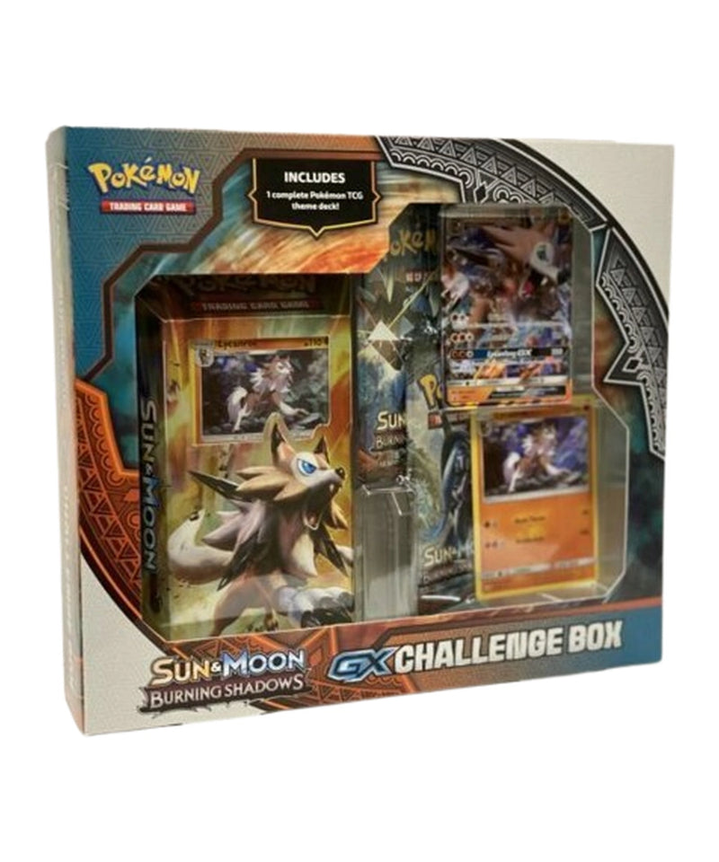 Burning Shadows Lycanroc GX Challenge Box