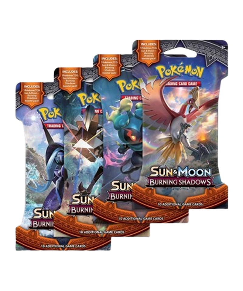Burning Shadows Sleeved Booster Pack Art Bundle (Set of 4)