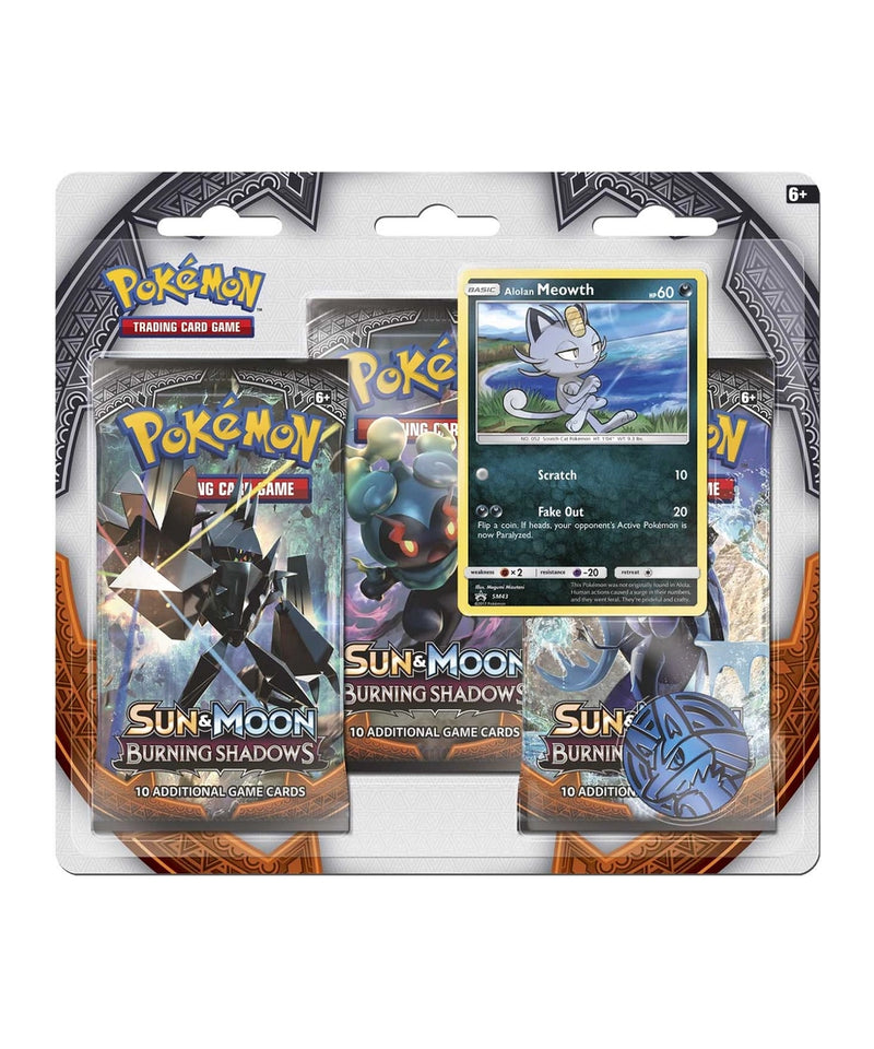 Burning Shadows 3-Pack Blister - Alolan Meowth