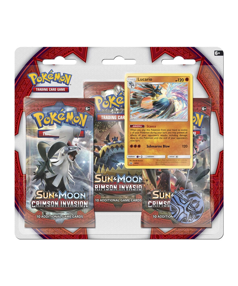 Crimson Invasion 3-Pack Blister - Lucario