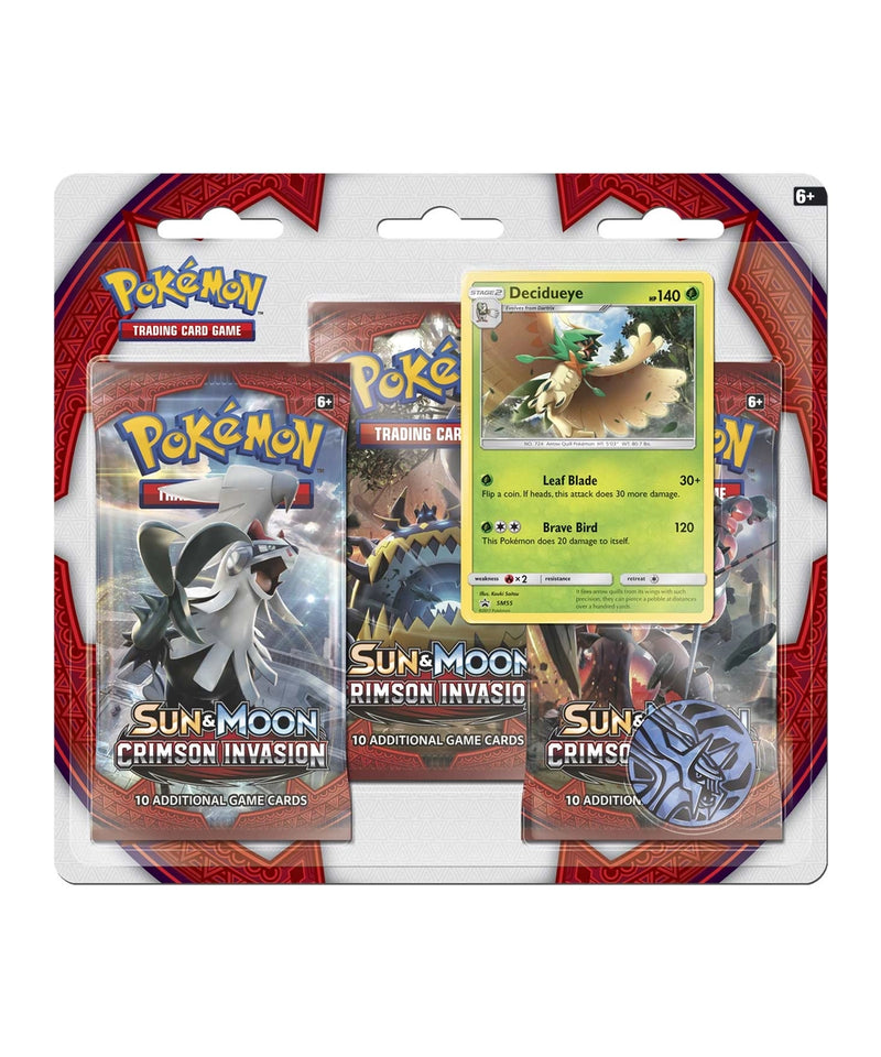 Crimson Invasion 3-Pack Blister - Decidueye