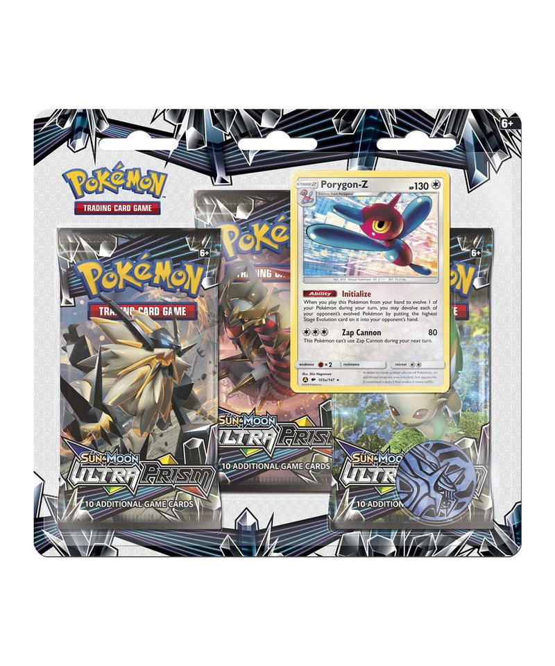 Ultra Prism 3-Pack Blister - Porygon-Z