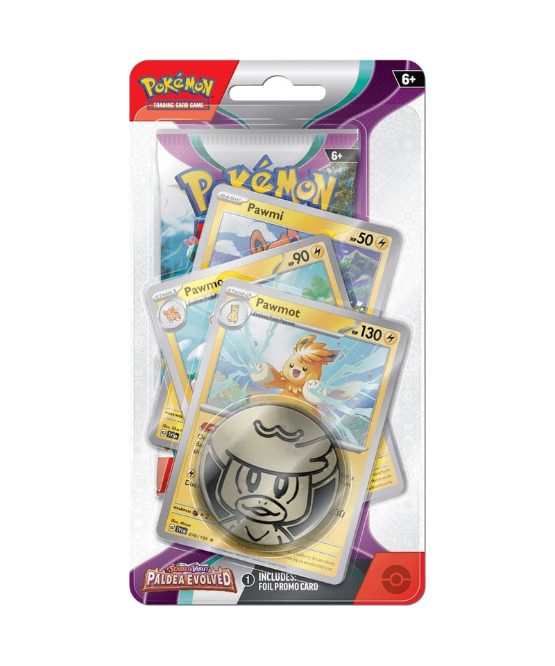 Paldea Evolved Premium Checklane Blister - Pawmot