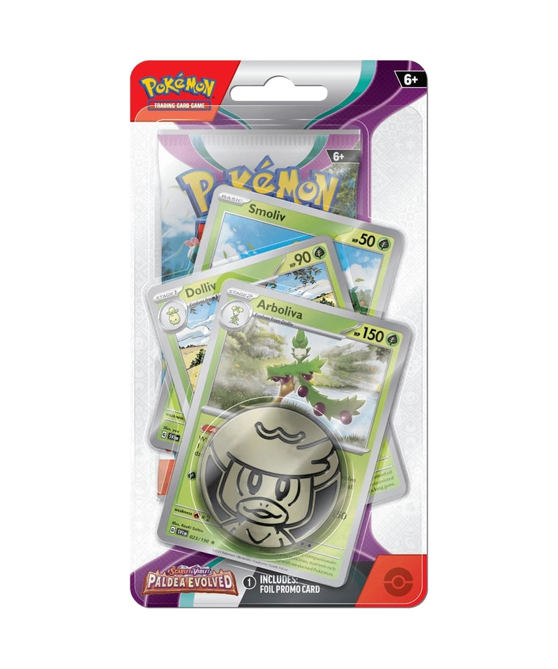 Paldea Evolved Premium Checklane Blister - Arboliva