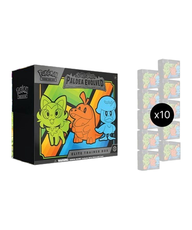 Paldea Evolved Elite Trainer Box Case