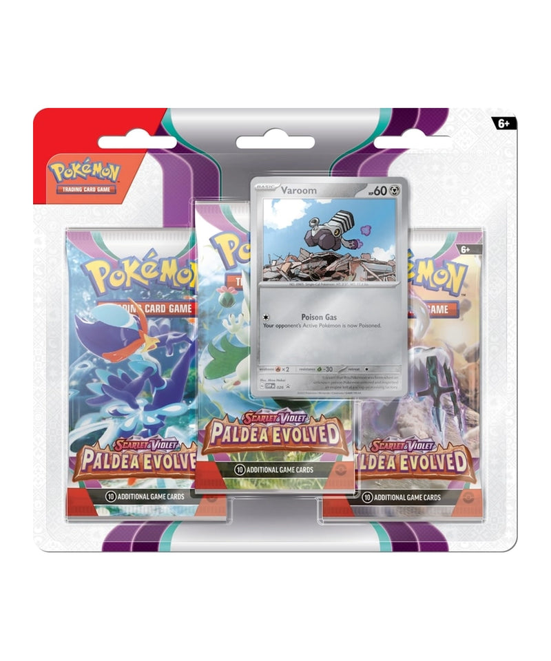 Paldea Evolved 3-Pack Blister - Varoom