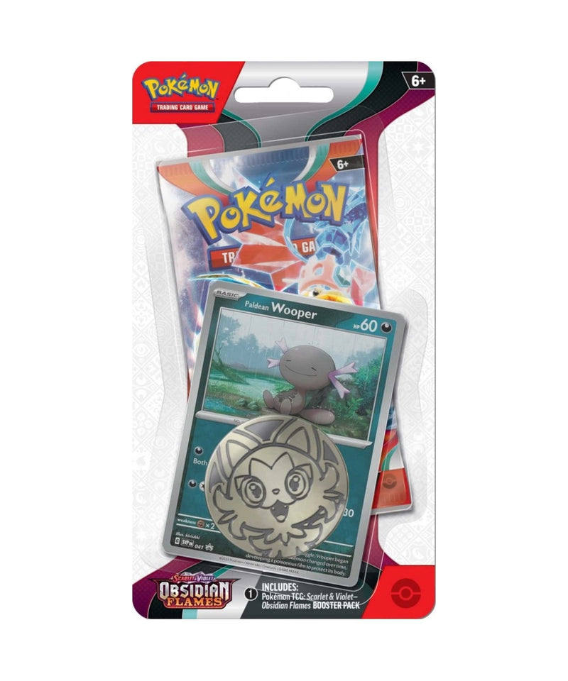 Obsidian Flames Single Pack Blister - Paldean Wooper