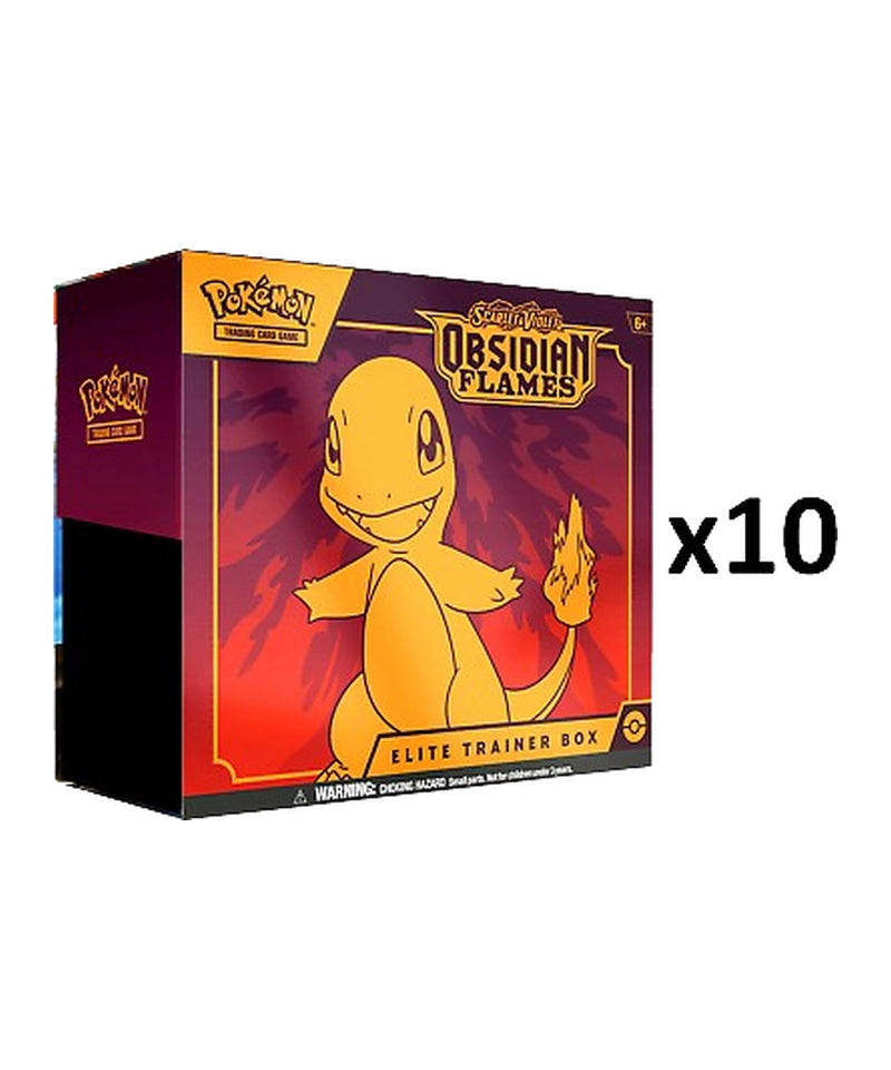 Obsidian Flames Elite Trainer Box Case