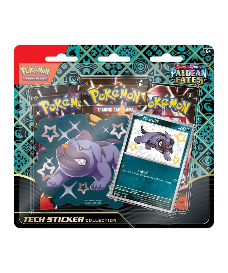 Paldean Fates Tech Sticker Collection - Maschiff