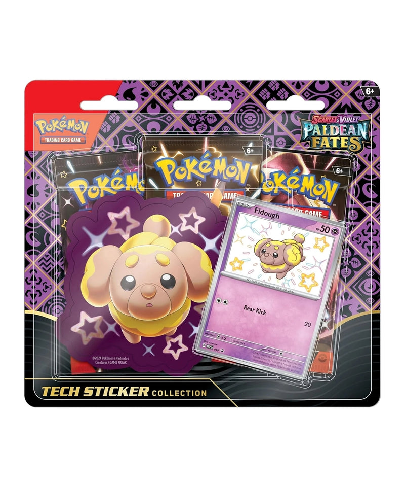 Paldean Fates Tech Sticker Collection - Fidough