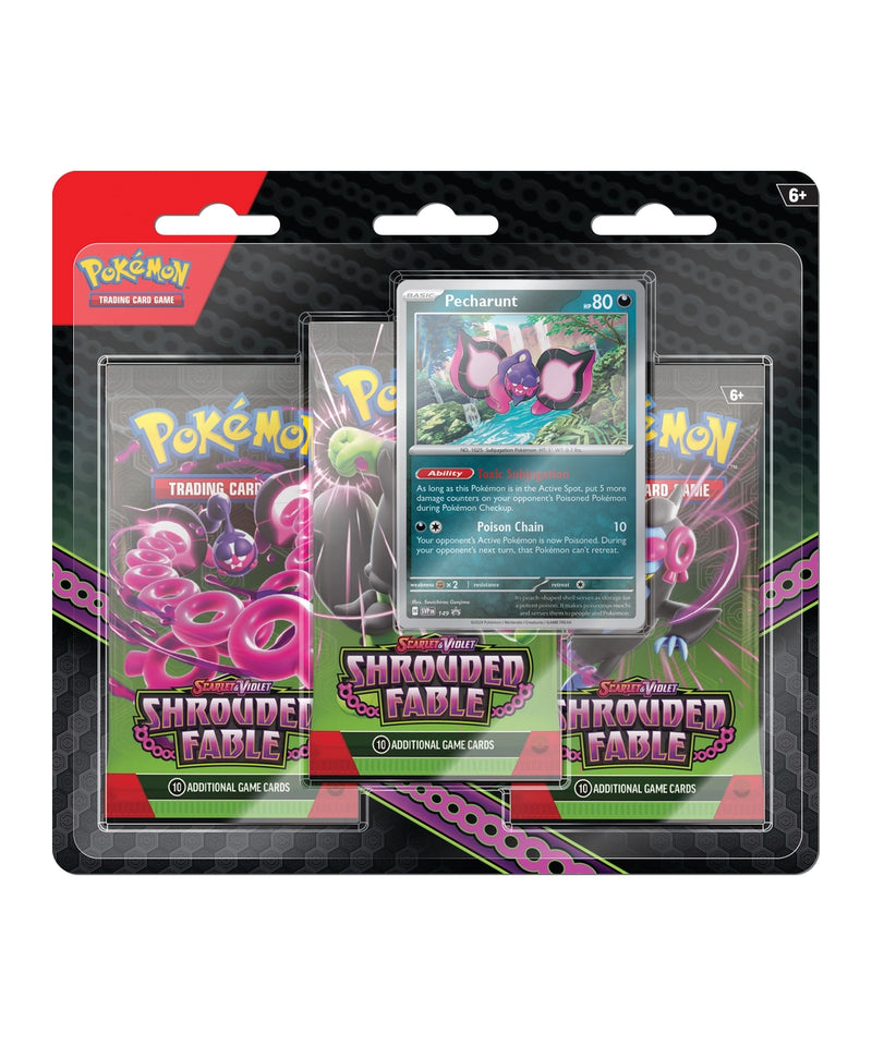 Shrouded Fable 3-Pack Blister - Pecharunt
