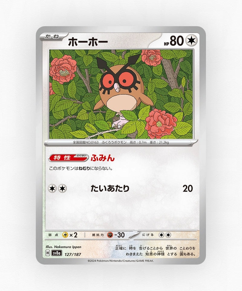 Hoothoot - Terastal Festival ex 127/187 (Non-Holo)