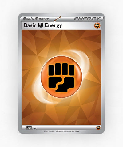Basic Fighting Energy - Scarlet & Violet Energies 014 (Cracked Ice Holo)
