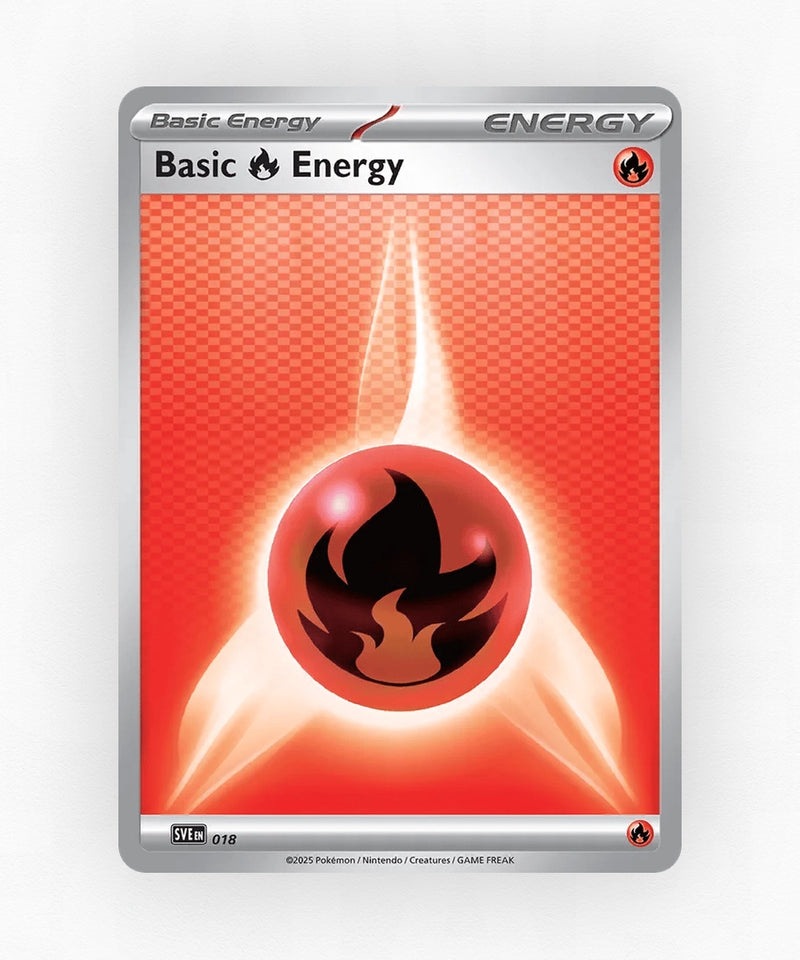 Basic Fire Energy - Scarlet & Violet Energies 018 (Reverse Holo)
