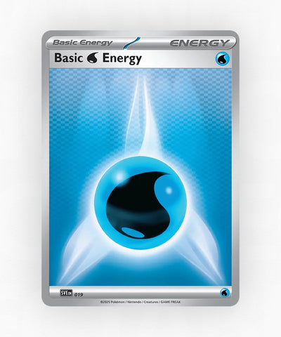 Basic Water Energy - Scarlet & Violet Energies 019 (Reverse Holo)