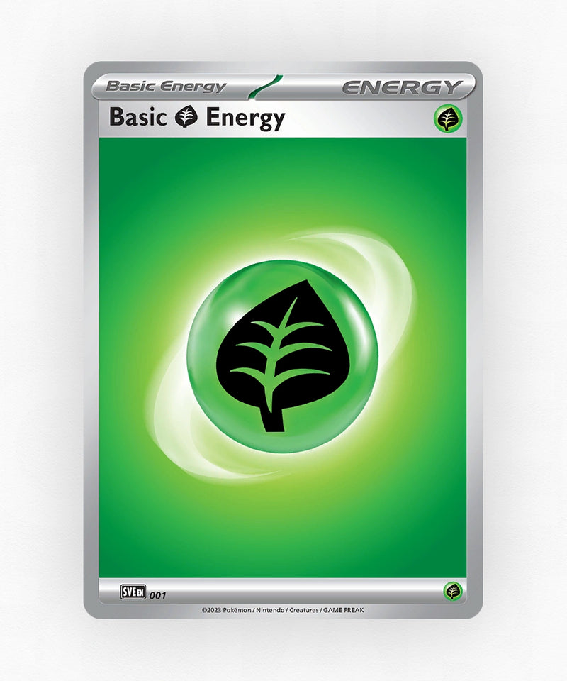 Basic Grass Energy - Scarlet & Violet Energies 001 (Reverse Holo)