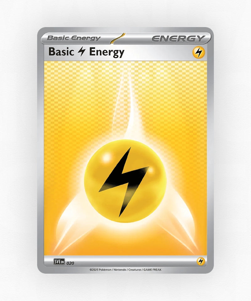 Basic Lightning Energy - Scarlet & Violet Energies 020 (Non-Holo)
