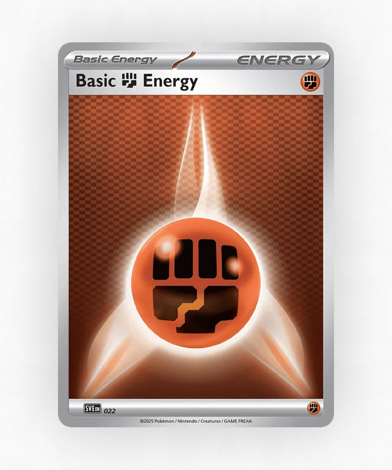 Basic Fighting Energy - Scarlet & Violet Energies 022 (Reverse Holo)