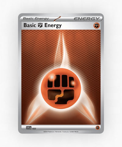 Basic Fighting Energy - Scarlet & Violet Energies 022 (Non-Holo)