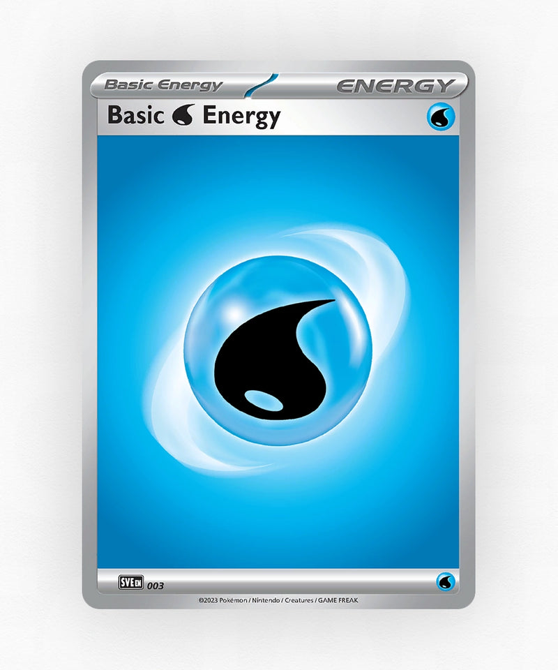 Basic Water Energy - Scarlet & Violet Energies 003 (Reverse Holo)