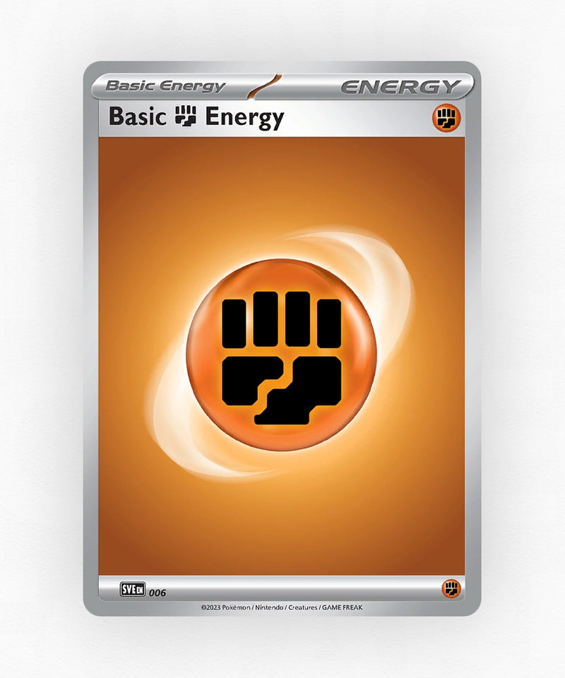 Basic Fighting Energy - Scarlet & Violet Energies 006 (Reverse Holo)
