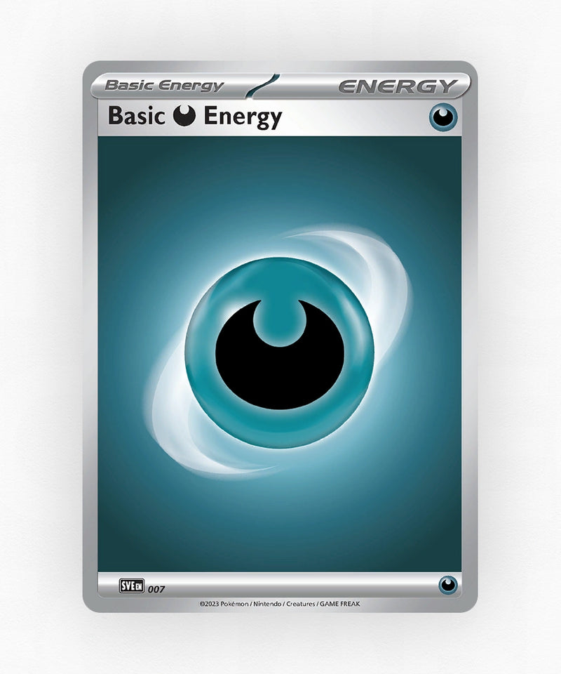 Basic Darkness Energy - Scarlet & Violet Energies 007 (Non-Holo)