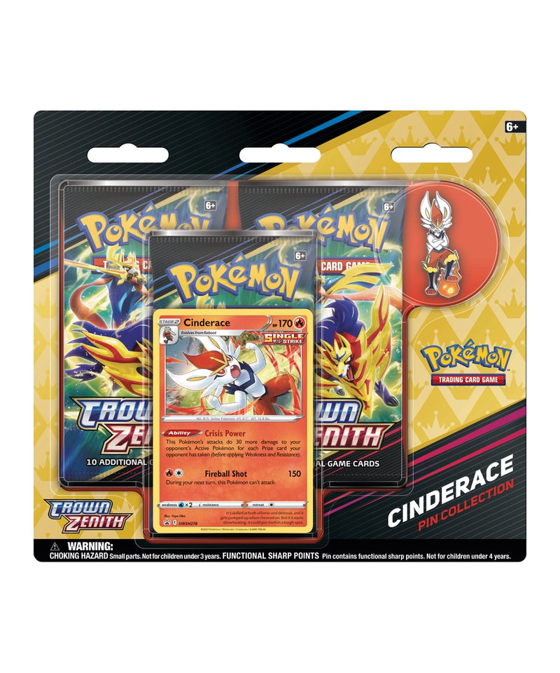 Crown Zenith Pin Collection - Cinderace