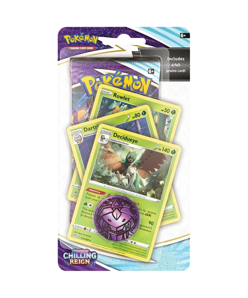 Chilling Reign Premium Checklane Blister - Decidueye