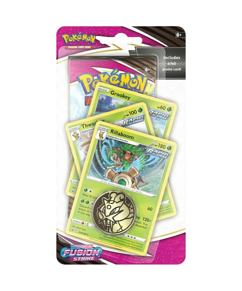 Fusion Strike Premium Checklane Blister - Rillaboom