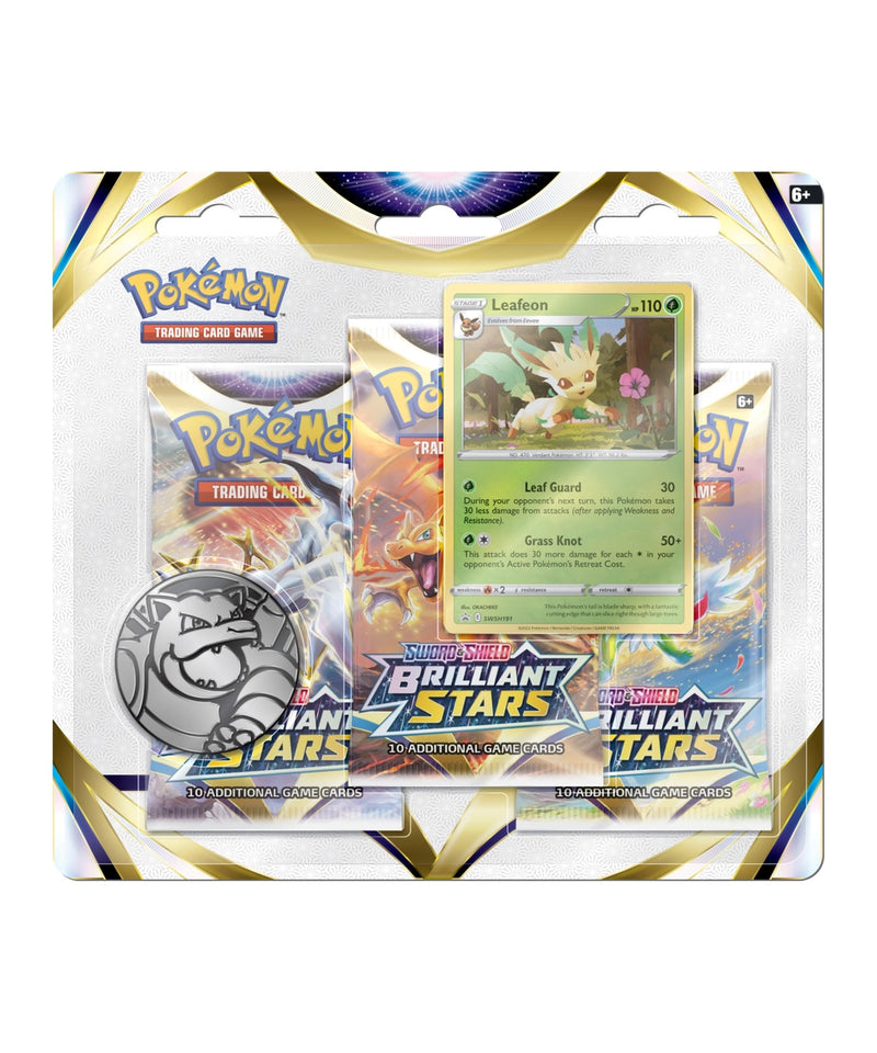 Brilliant Stars 3-Pack Blister - Leafeon