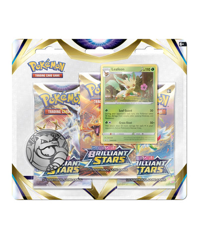 Brilliant Stars 3-Pack Blister - Leafeon