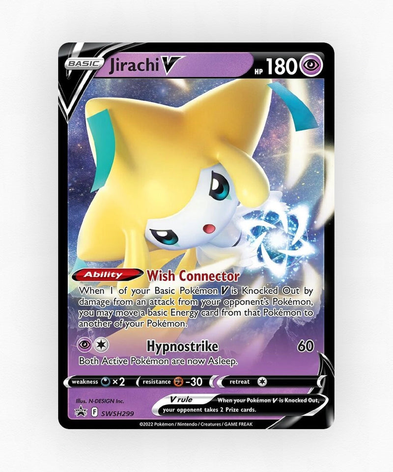 Jirachi V - SWSH Black Star Promos SWSH299 (Holo)