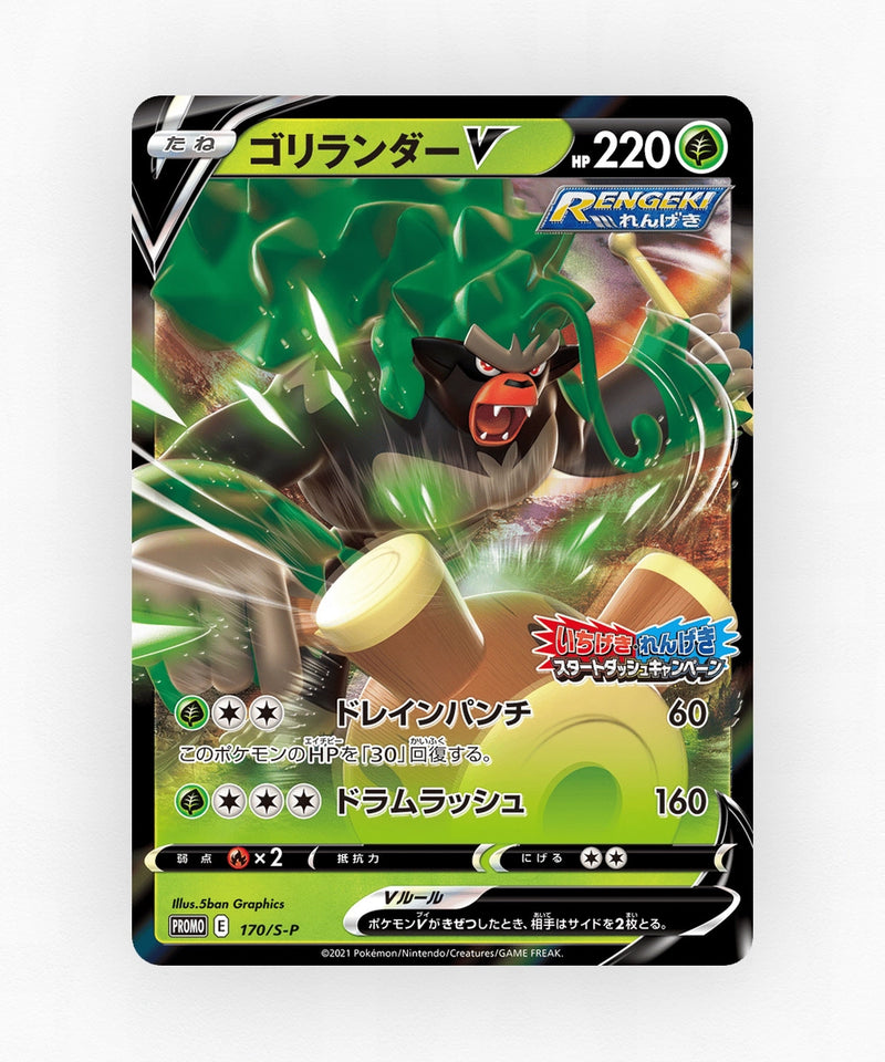 Rillaboom V - Sword & Shield Promos 170/S-P (Holo)