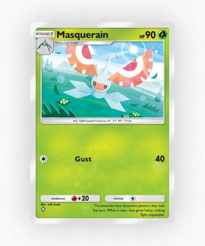 Masquerain - Pulsing Aura 10 (Non-Holo)