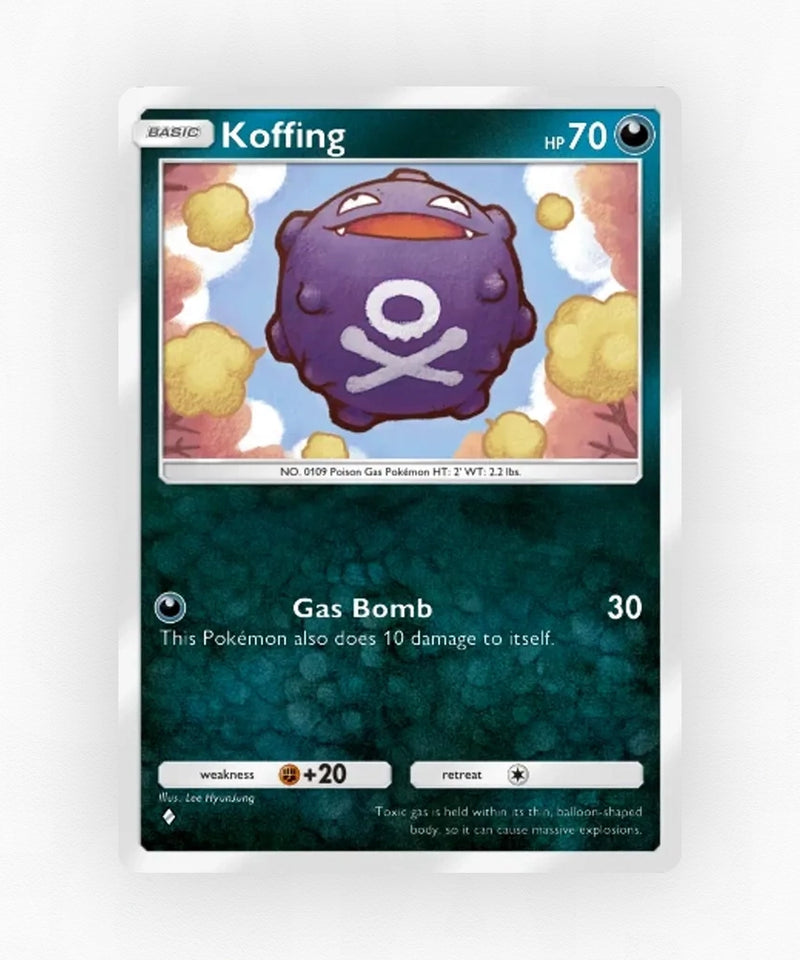 Koffing - Pulsing Aura 101 (Non-Holo)