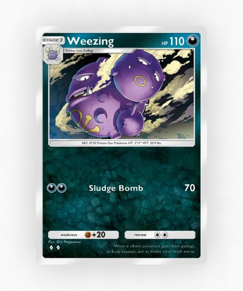 Weezing - Pulsing Aura 102 (Non-Holo)