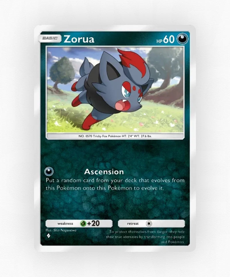 Zorua - Pulsing Aura 105 (Non-Holo)