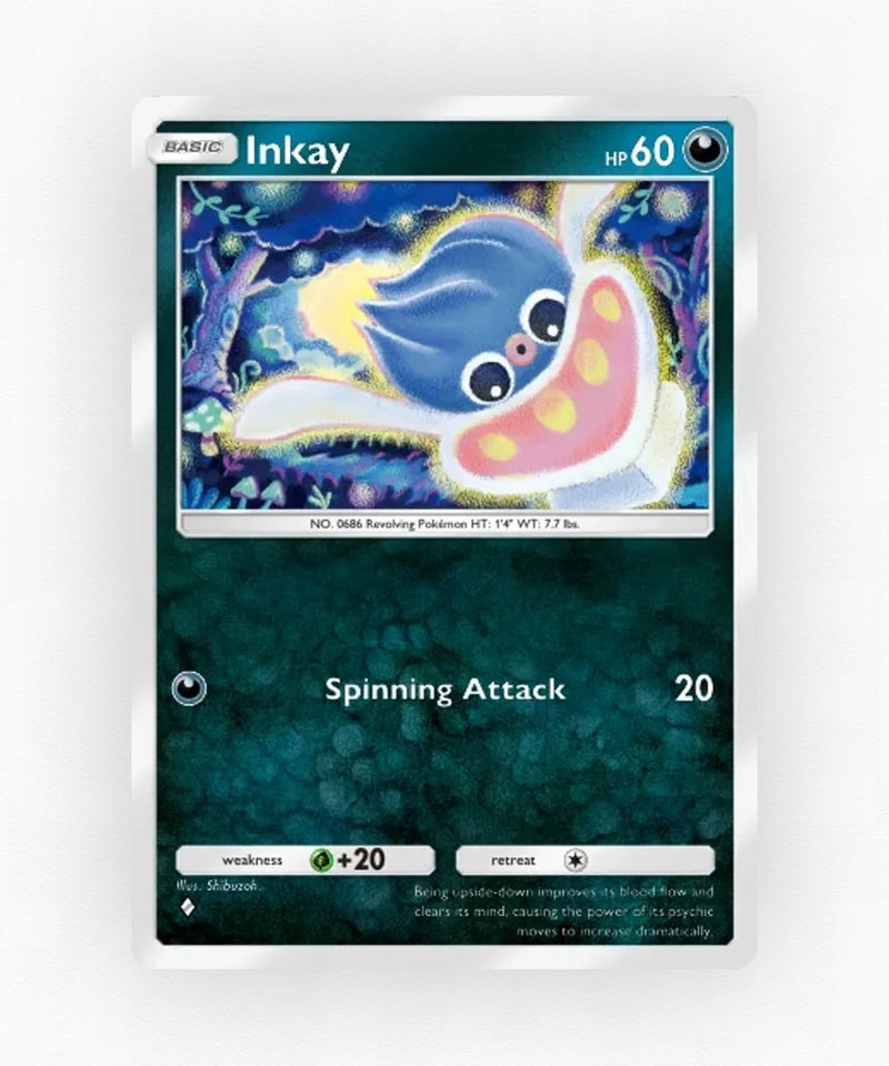 Inkay - Pulsing Aura 111 (Non-Holo)
