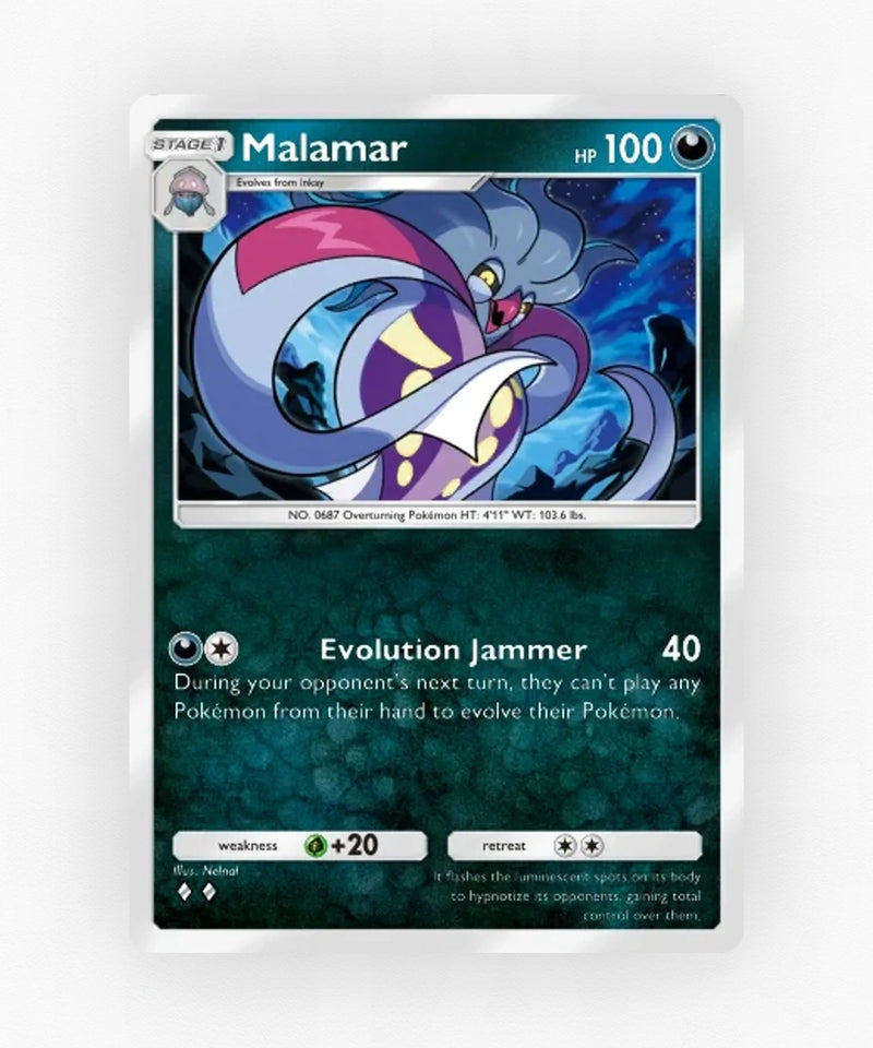 Malamar - Pulsing Aura 112 (Non-Holo)