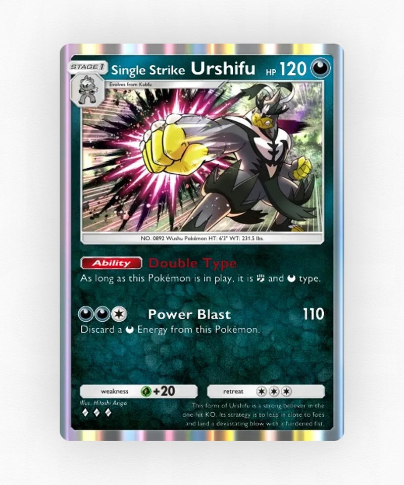 Single Strike Urshifu - Pulsing Aura 113 (Non-Holo)