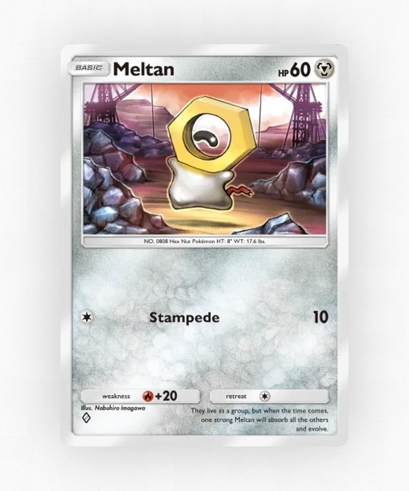 Meltan - Pulsing Aura 122 (Non-Holo)