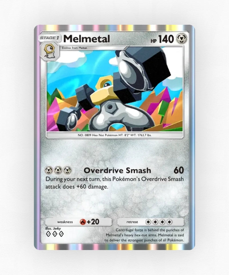 Melmetal - Pulsing Aura 123 (Non-Holo)